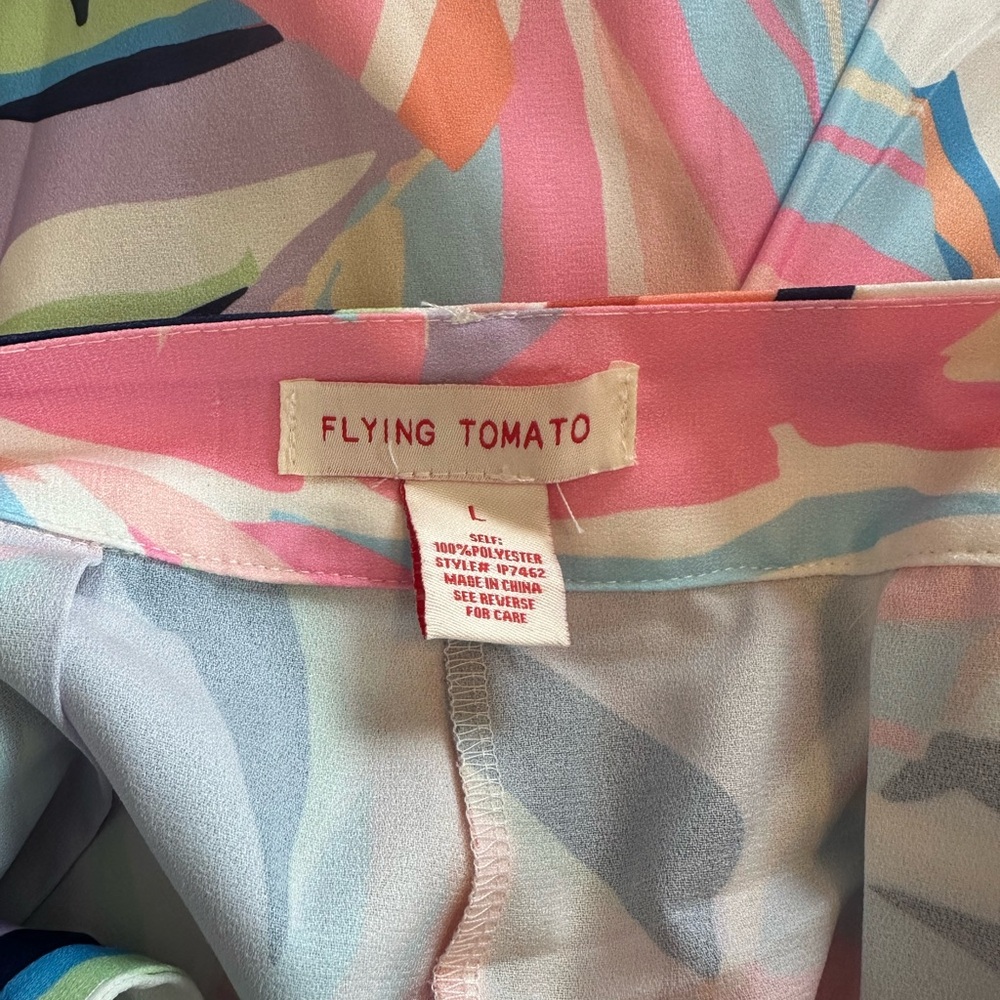 Flying Tomato Colorful Palazzo Pants - Picture 6 of 6
